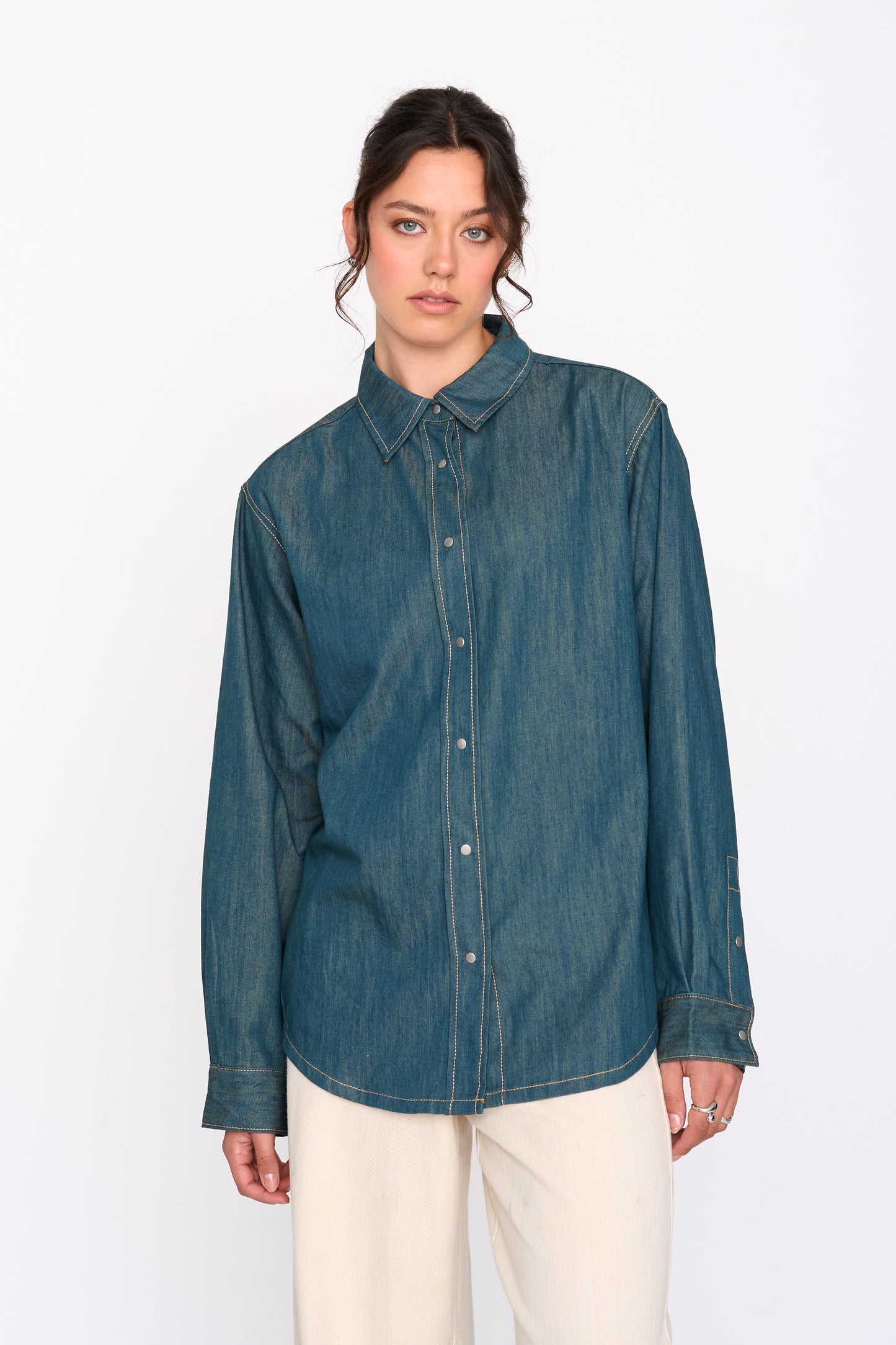 24COLOURS 30500 Blue Shirt