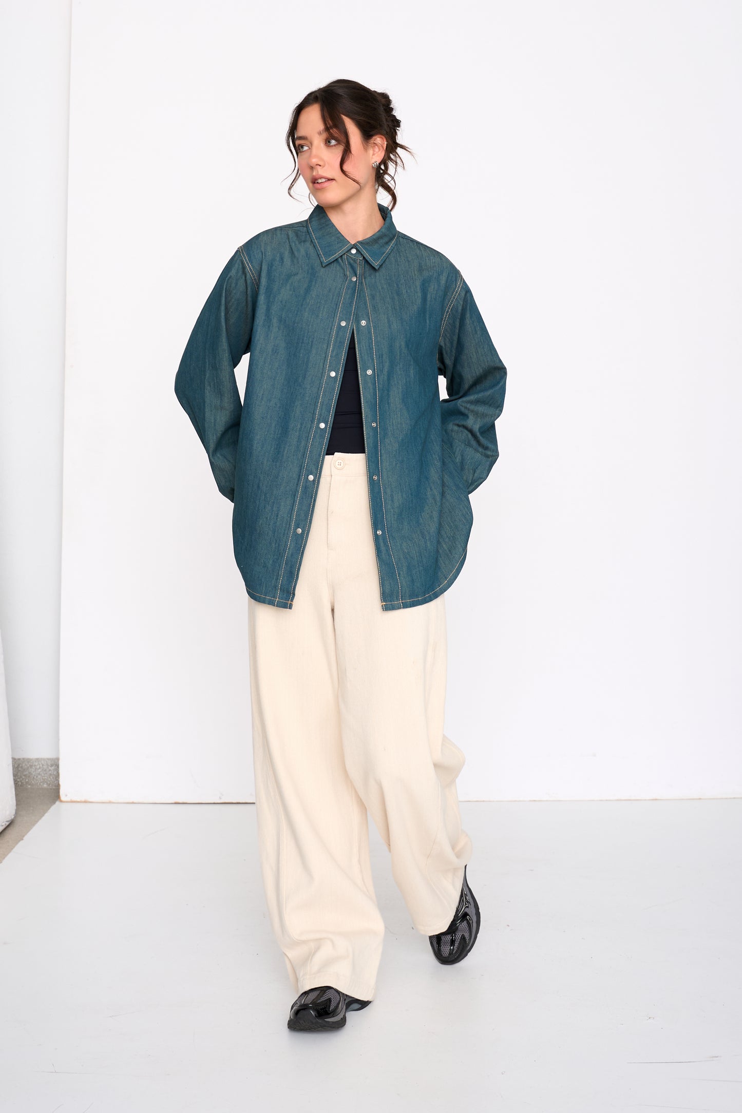 24COLOURS 30500 Blue Shirt