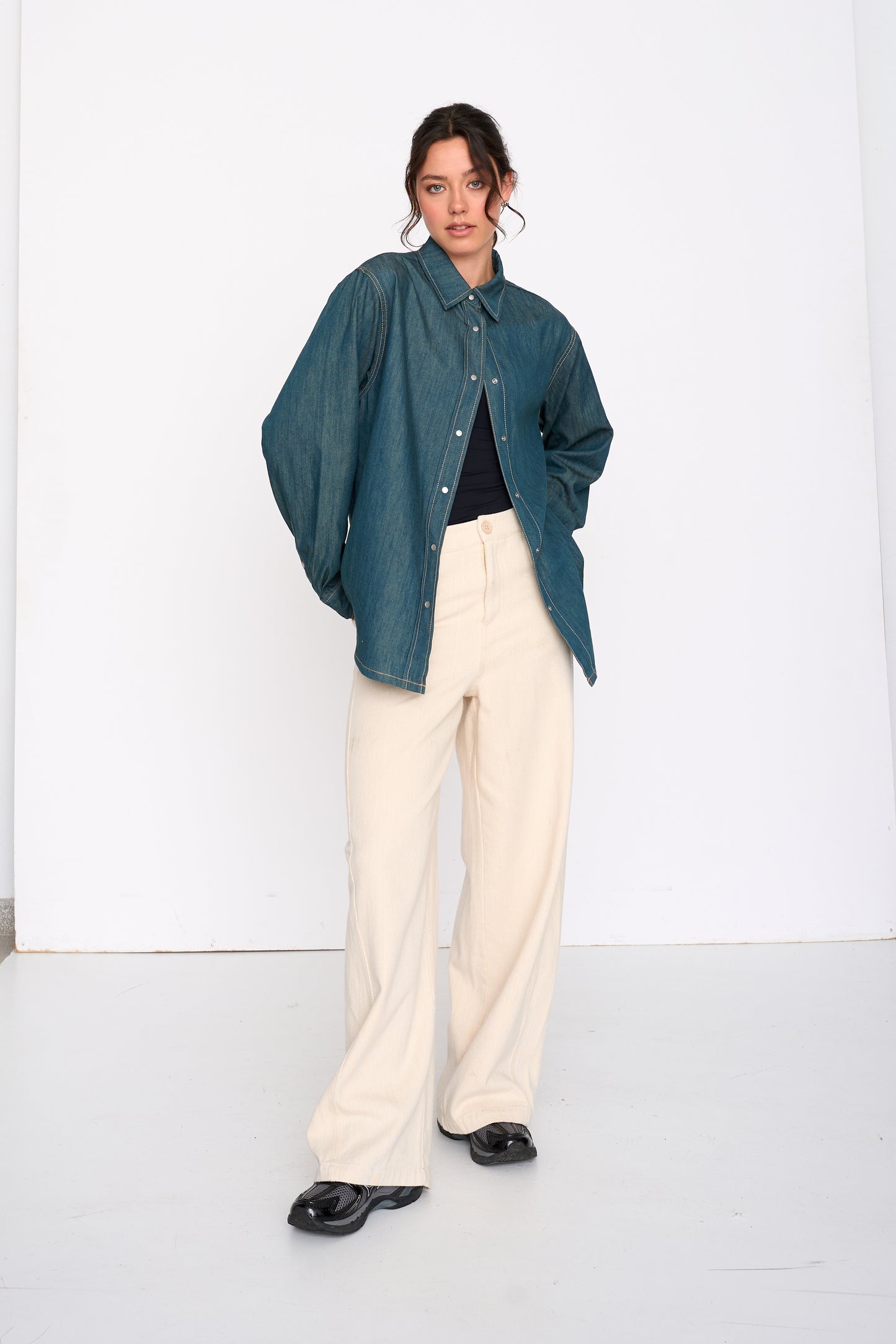 24COLOURS 30500 Blue Shirt