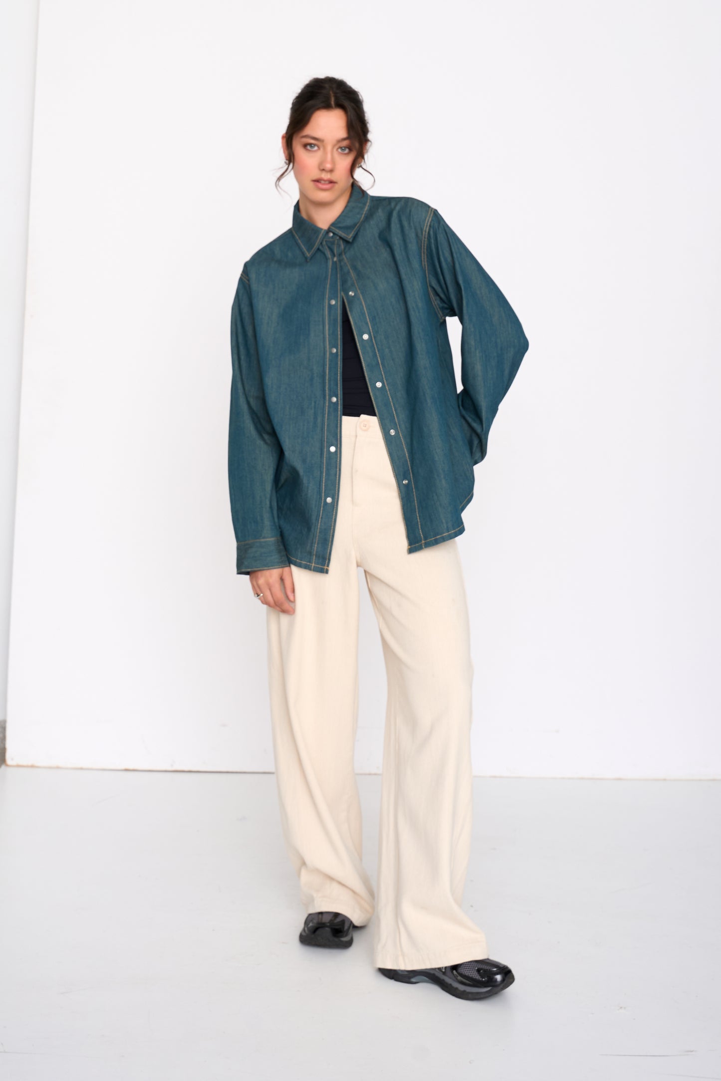 24COLOURS 30500 Blue Shirt