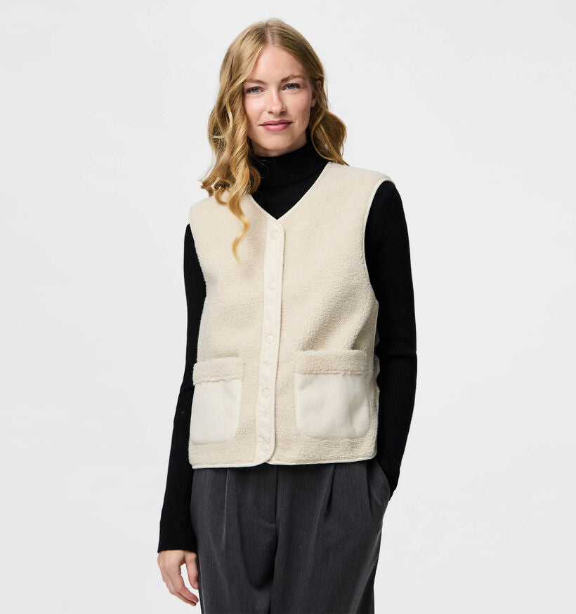 Pieces June Teddy Vest