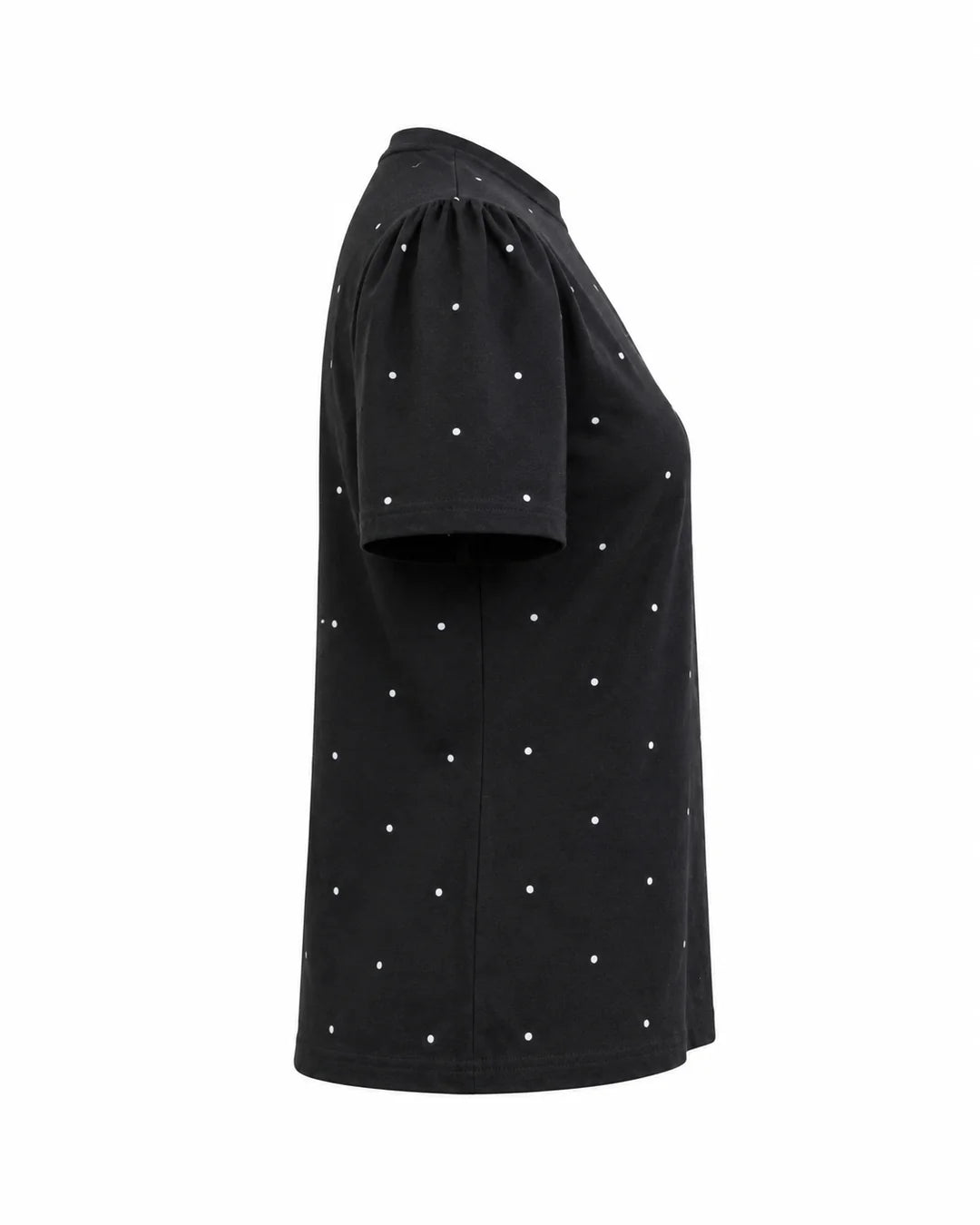 PRIV Harper Black Polka Dot Tee