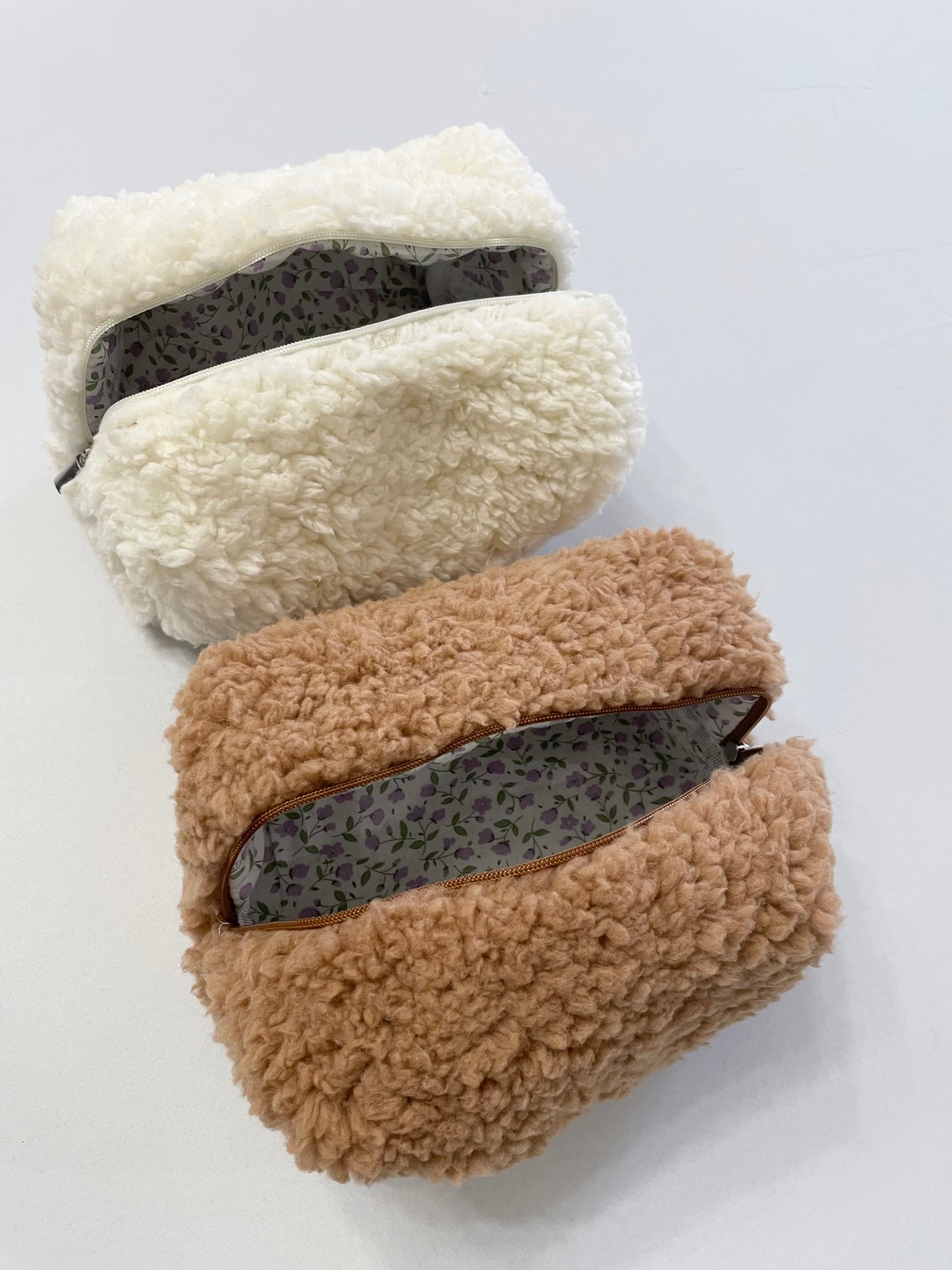 Teddy Cosmetic Bag- 2 Colors