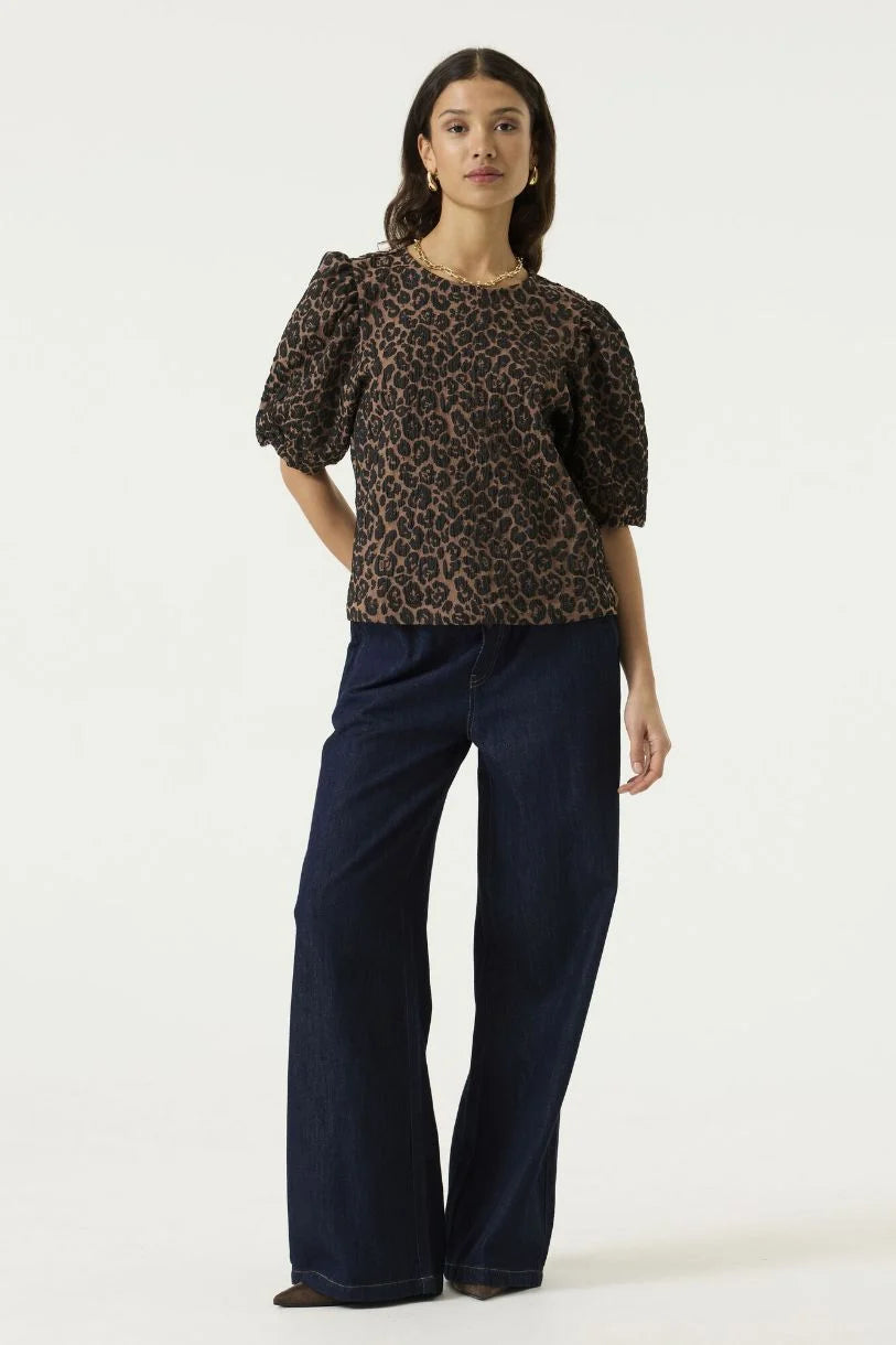 Garcia Fiona Leopard Blouse