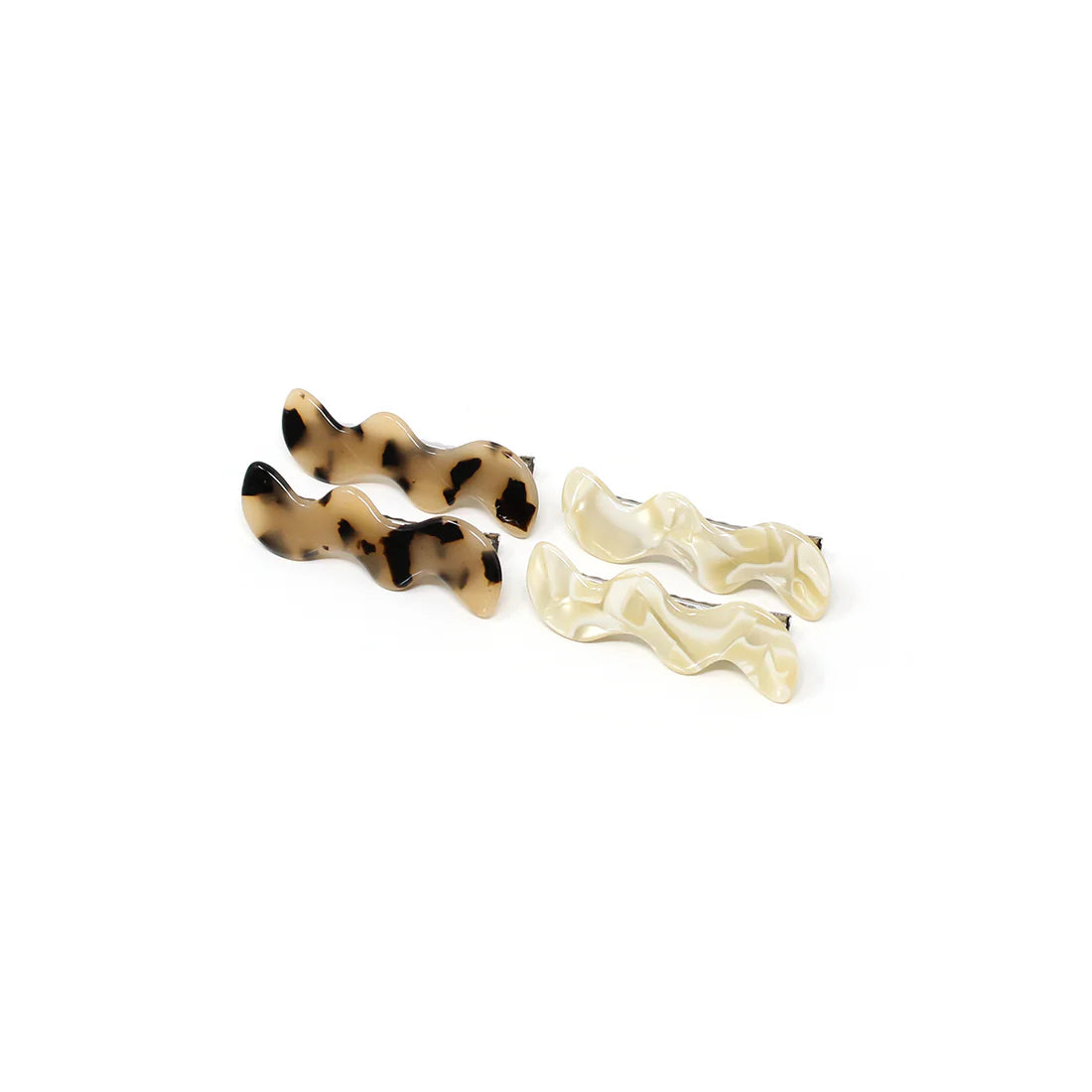 Supercrush Light Tortoise Squiggle Clips | 2 Pack