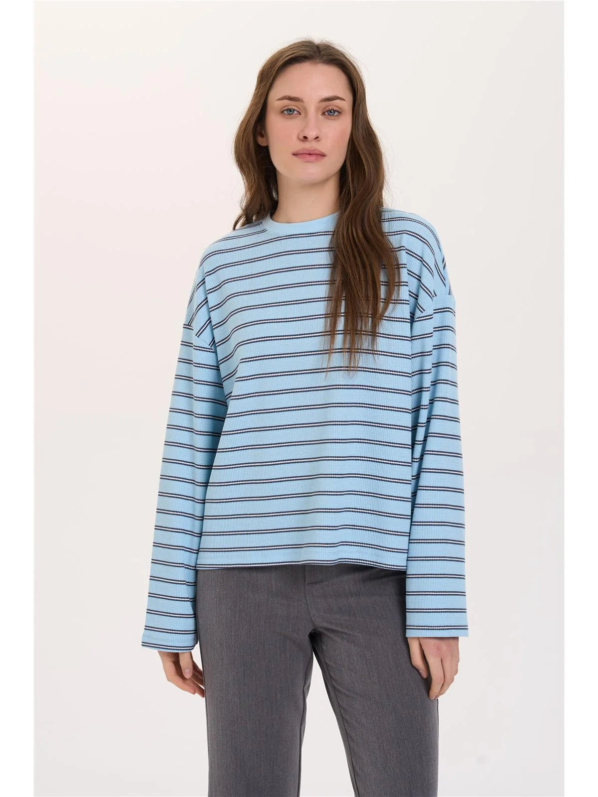 24COLOURS 50860A Blue Thermal Long Sleeve
