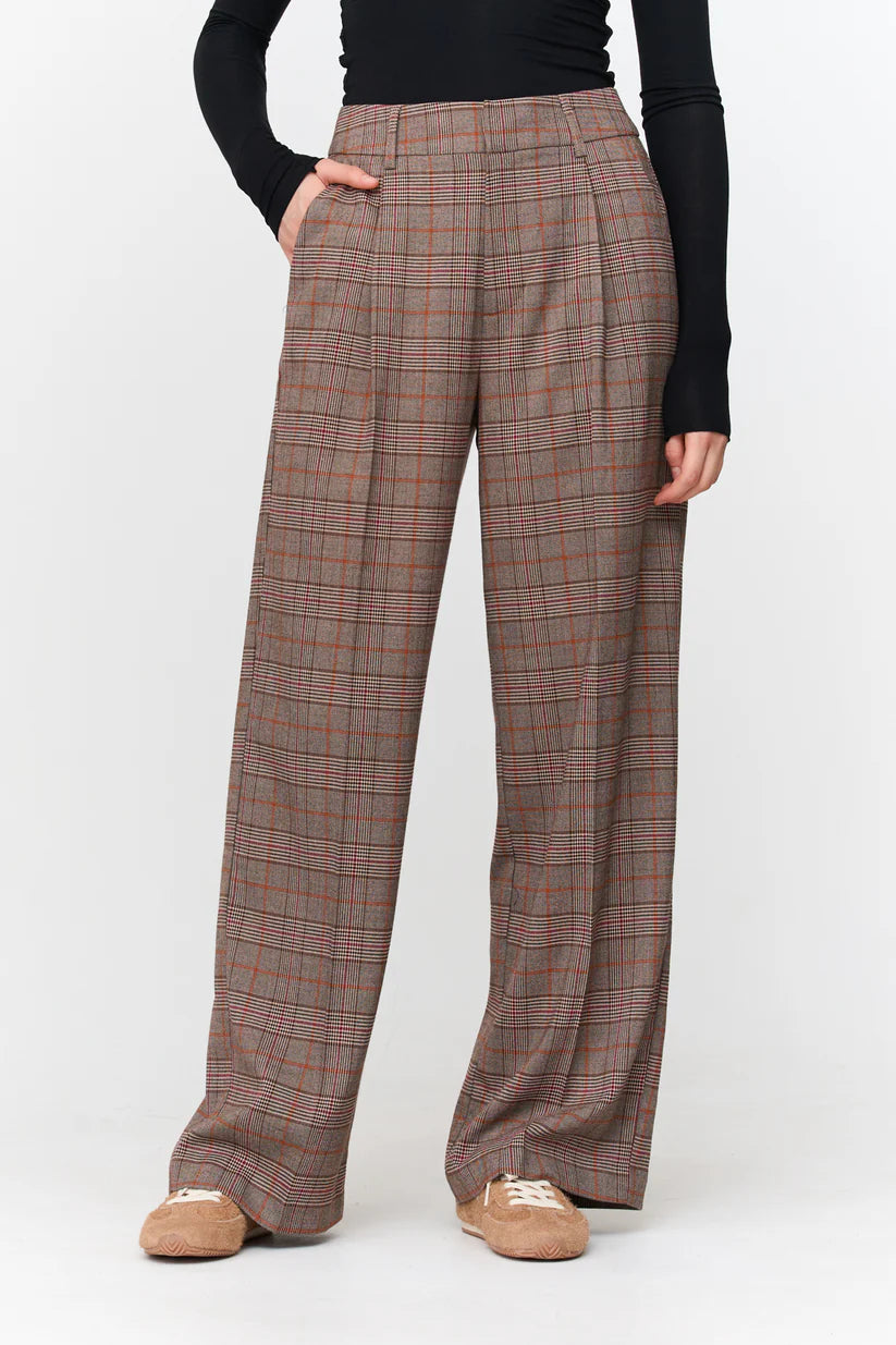 24COLOURS Checked Pants 60945