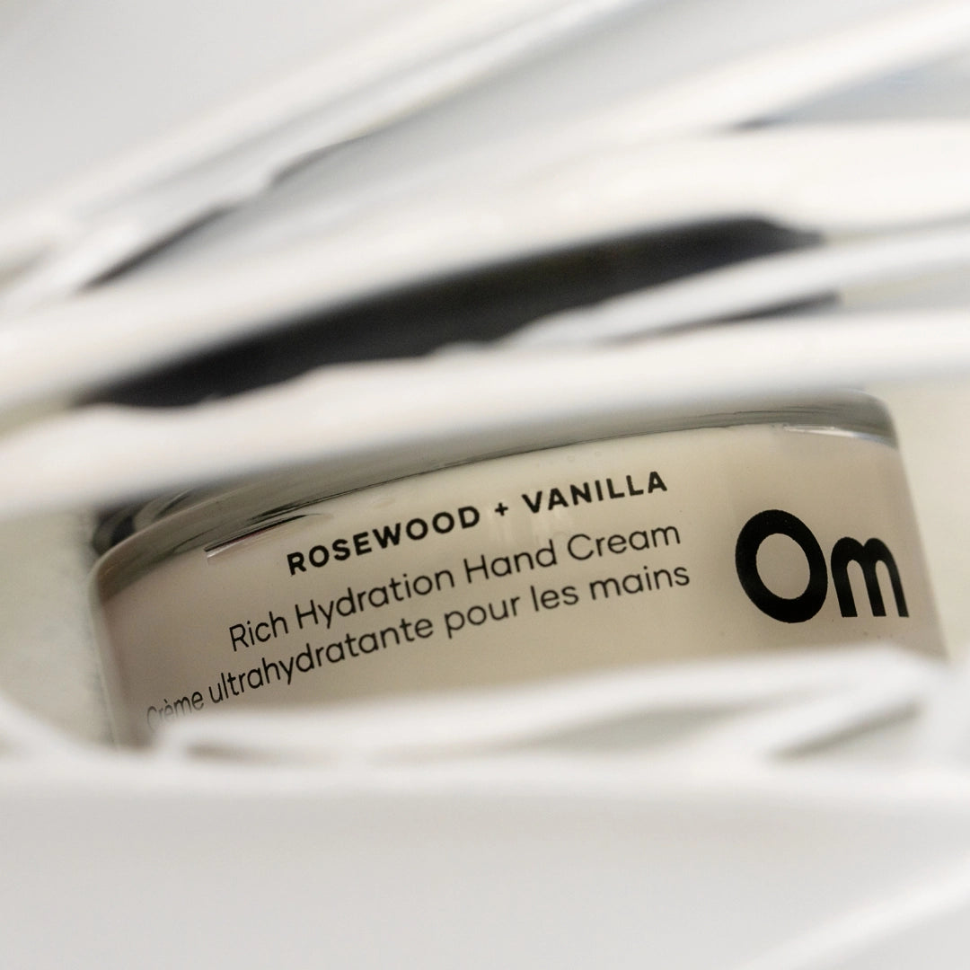 Om Organics Rosewood + Vanilla Rich Hydration Hand Cream