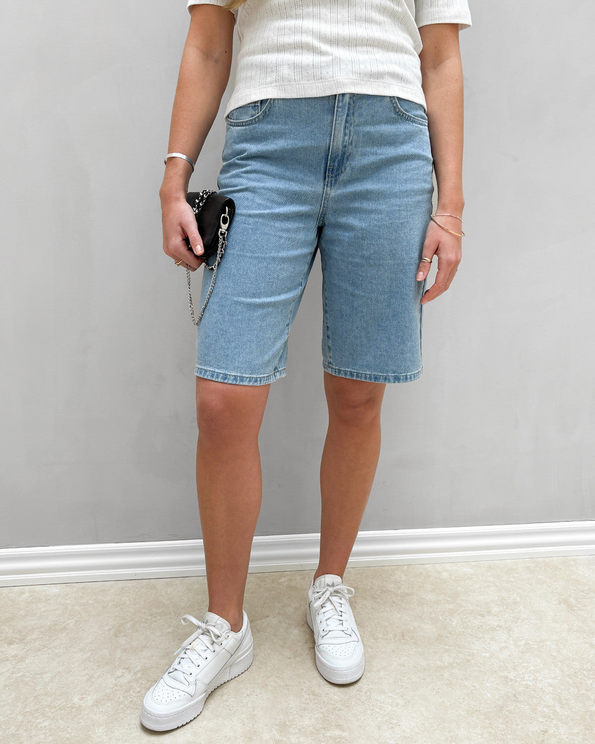 ONLY Thilda Long Denim Shorts