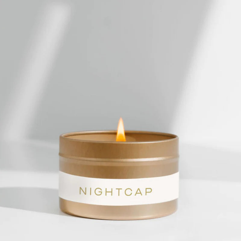 Canvas Candle Co- Nightcap Gold Travel Tin Candle