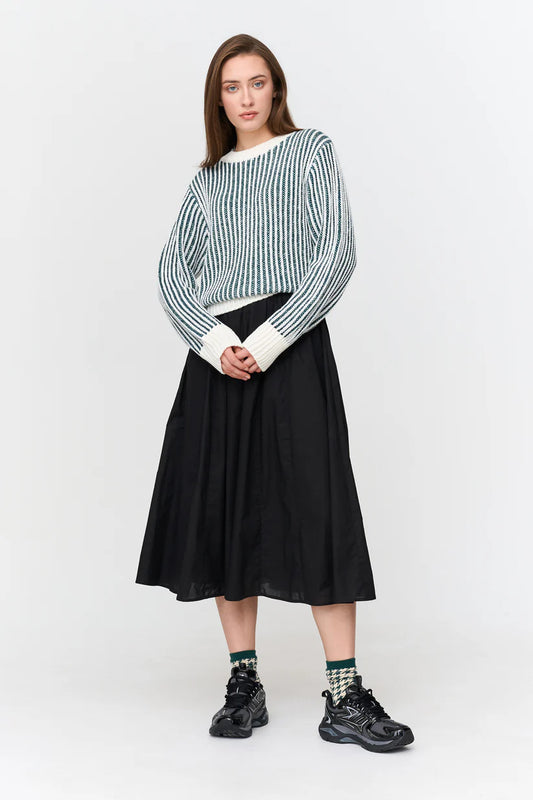 24COLOURS Black Skirt 70808A