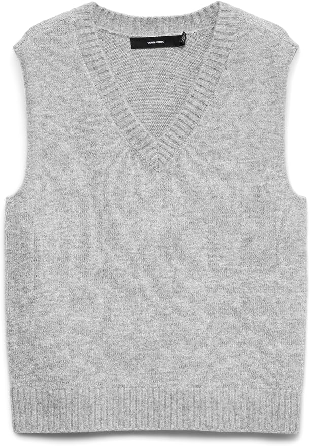 Vero Moda Light Grey Melange Boom Vest