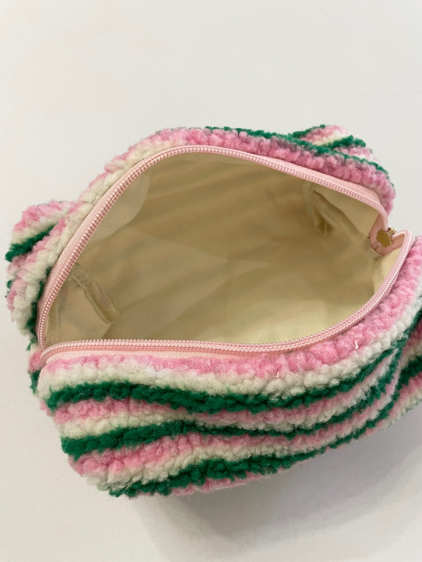 Dixie Pillow Striped Cosmetic Bag- 2 Colors