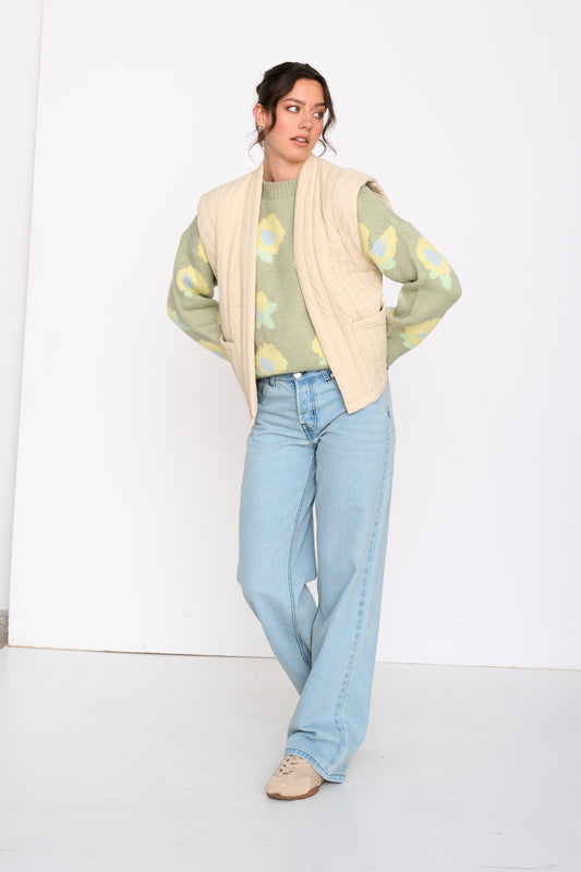 24COLOURS 90528B Beige Vest