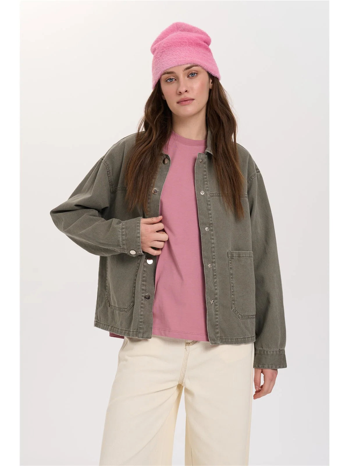 24COLOURS 90538A Green Jacket