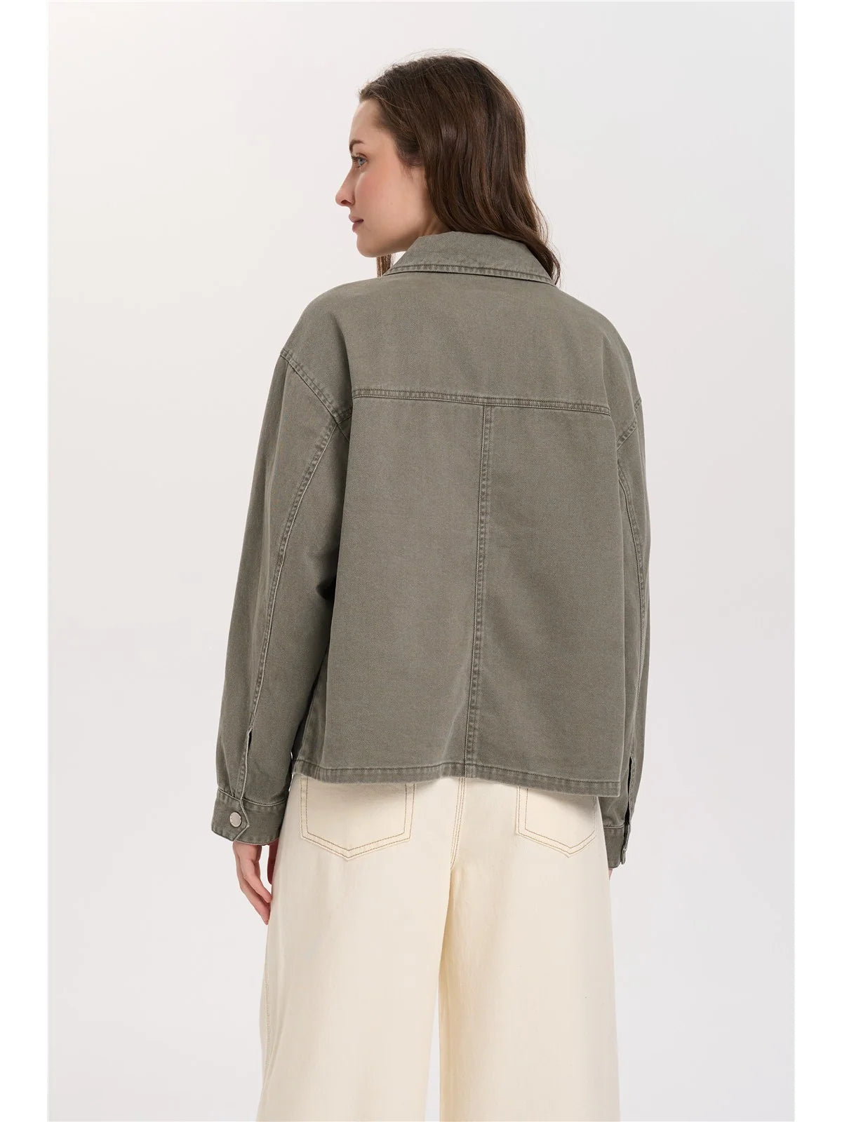 24COLOURS 90538A Green Jacket