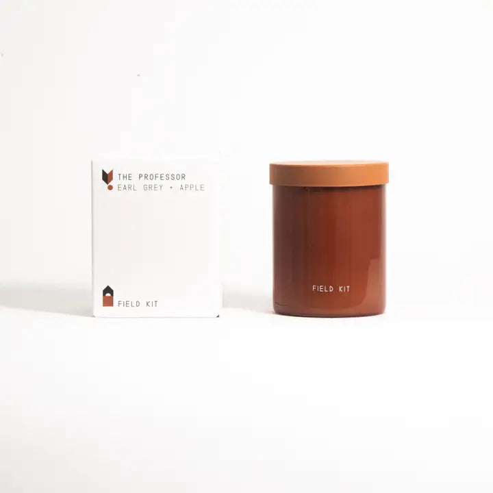 Field Kit The Professor Glass Candle - Earl Grey + Apple