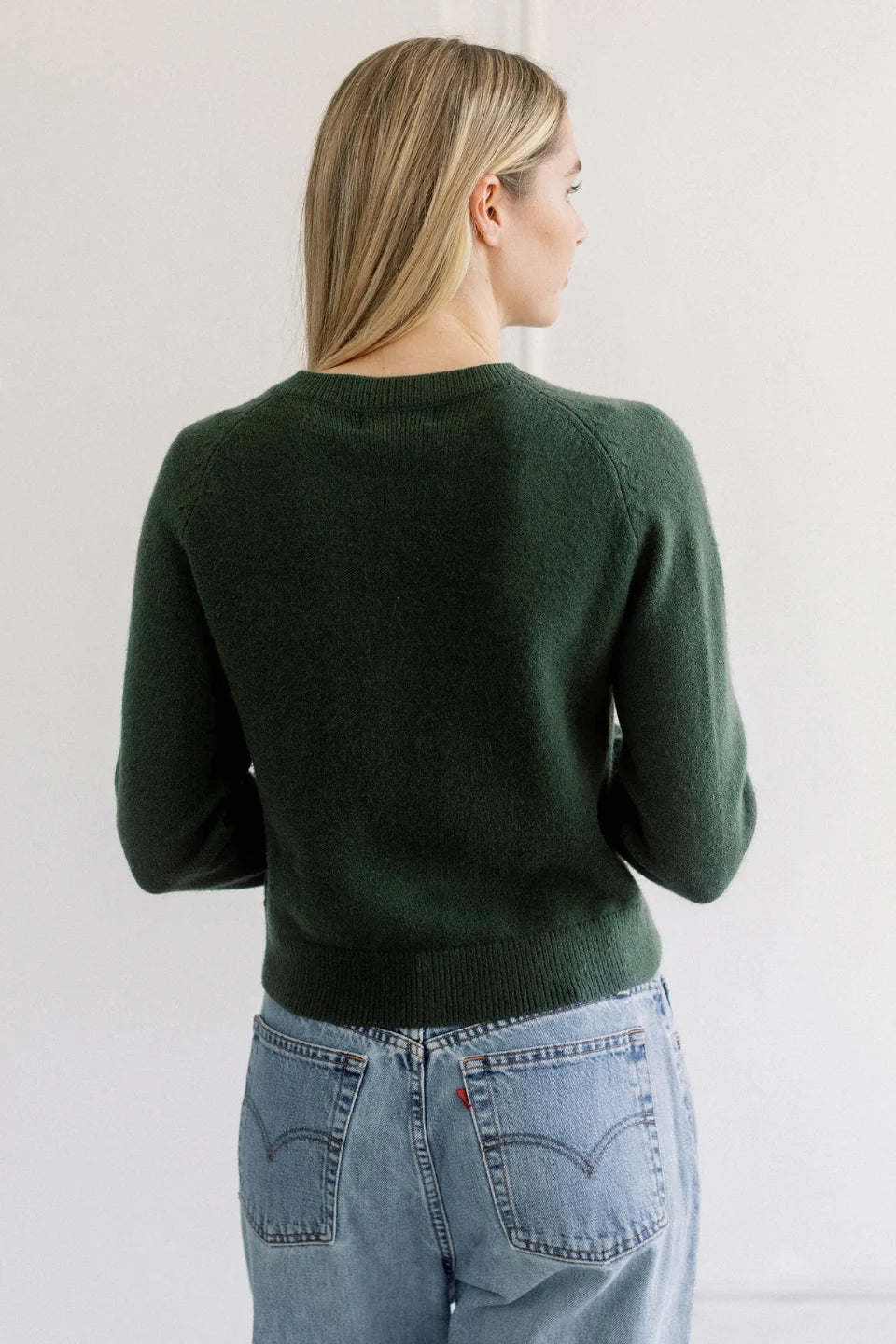 Brunette the Label Little Sister Cardigan | Chive