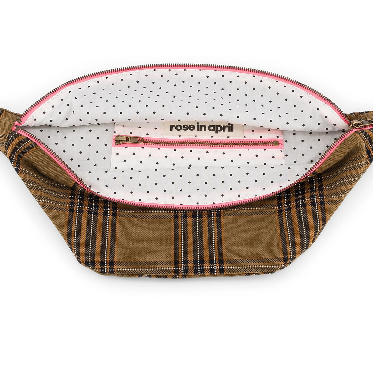 Rose in April Bum Bag Tartan