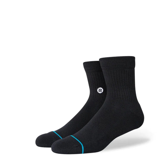 Stance Black Icon Quarter Socks