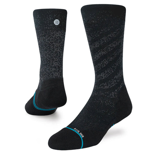 Stance Black Run Light Crew Sock