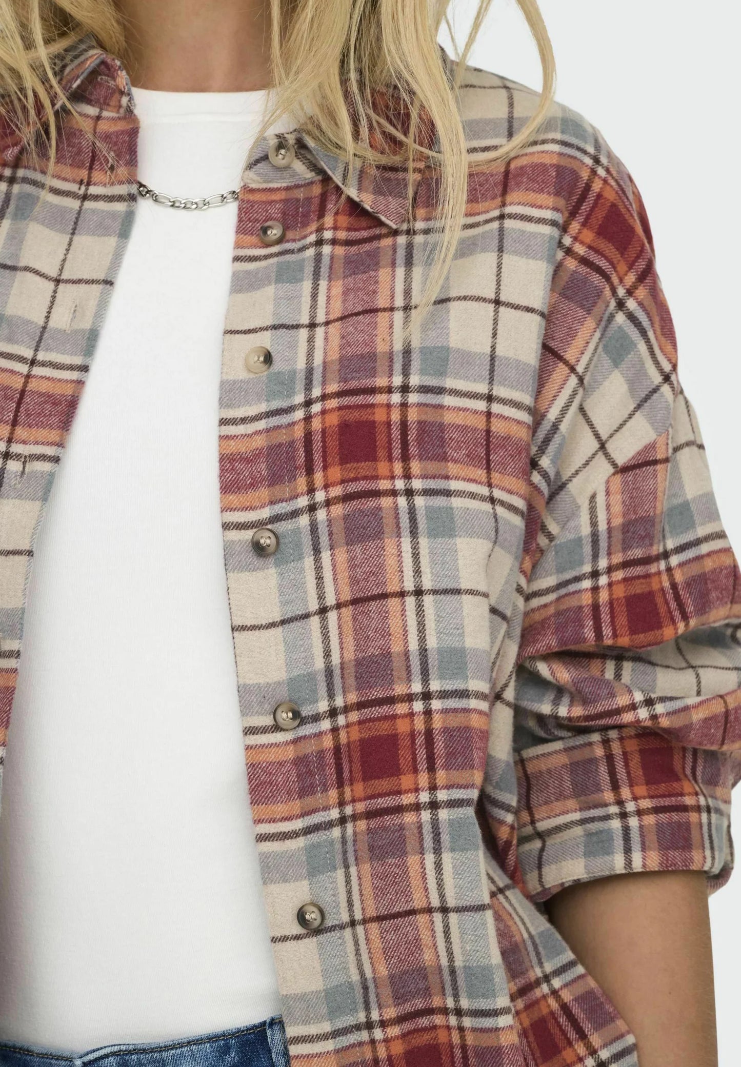 ONLY New Grace Plaid Shirt