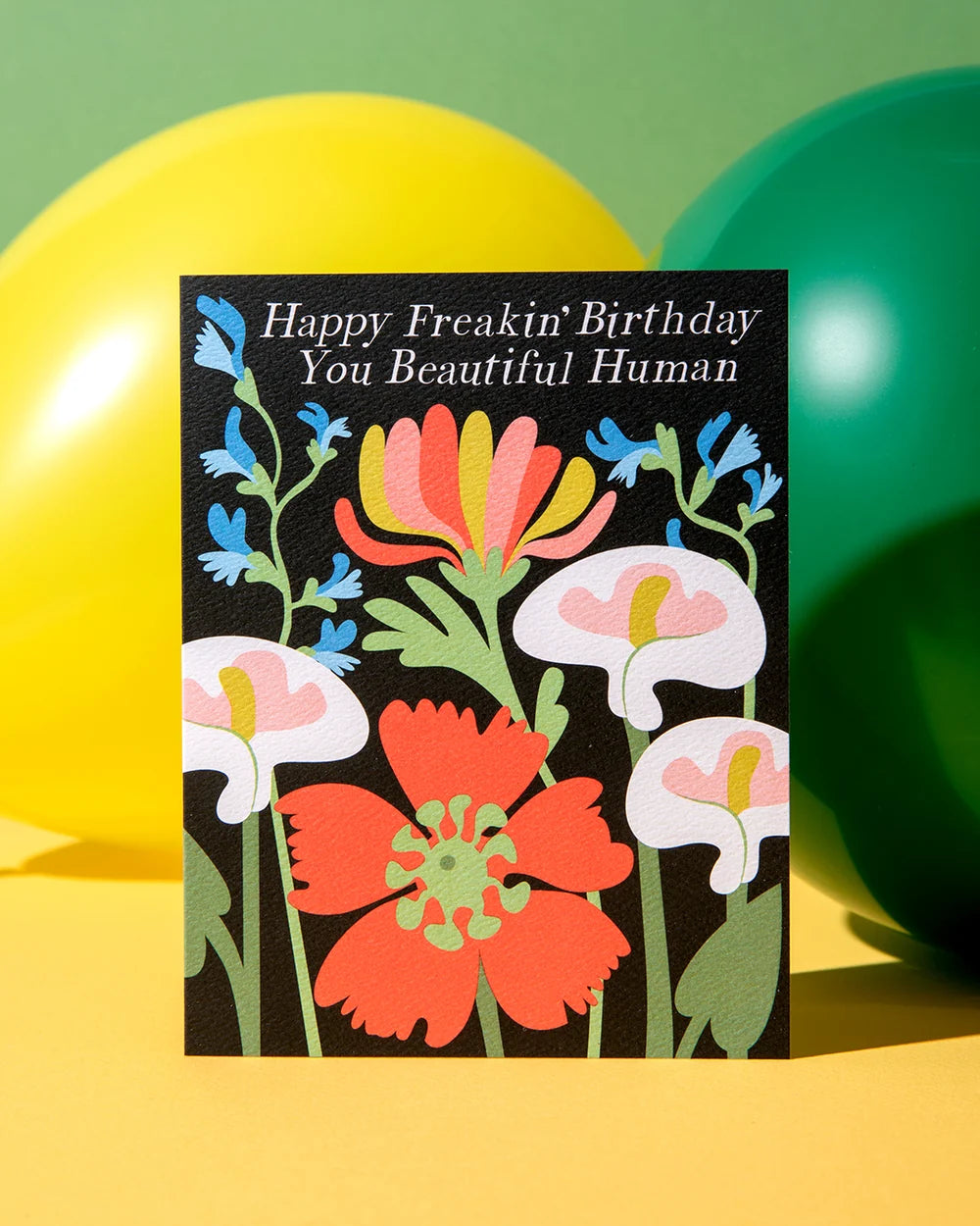 Banquet Beautiful Poppy Happy Freakin' Birthday Card