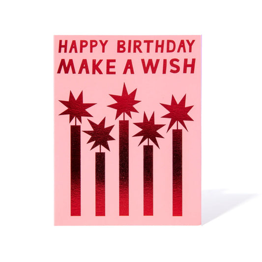 Banquet Happy Birthday Make A Wish Card