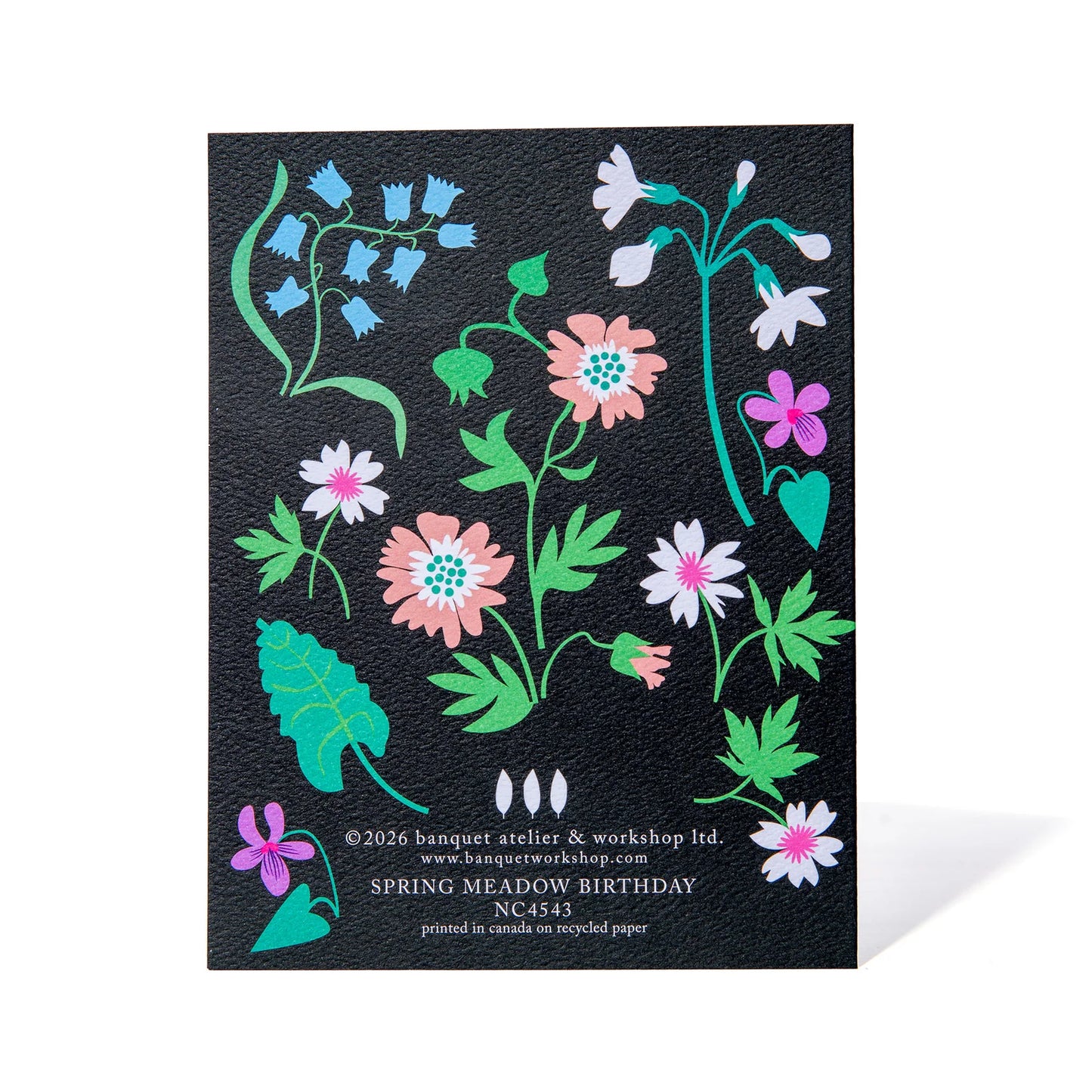 Banquet Spring Meadow Happy Birthday Card