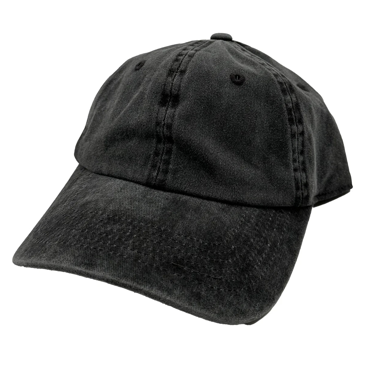 Cotton Pigment Dye Ball Cap- 5 Colors