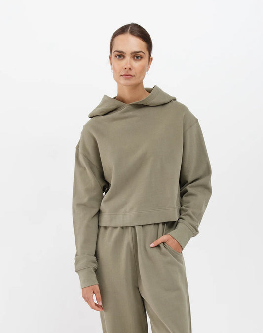 Brunette the Label Little Sister Core Hoodie | Olive