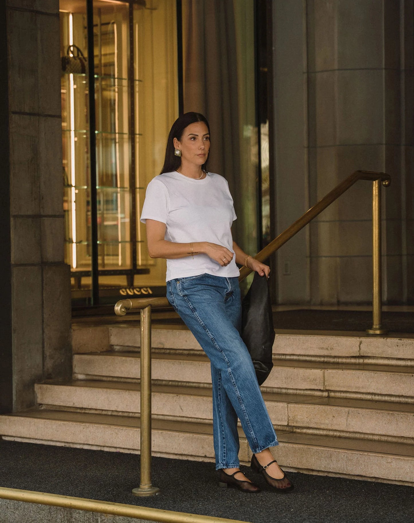 Brunette the Label White Paris Tee