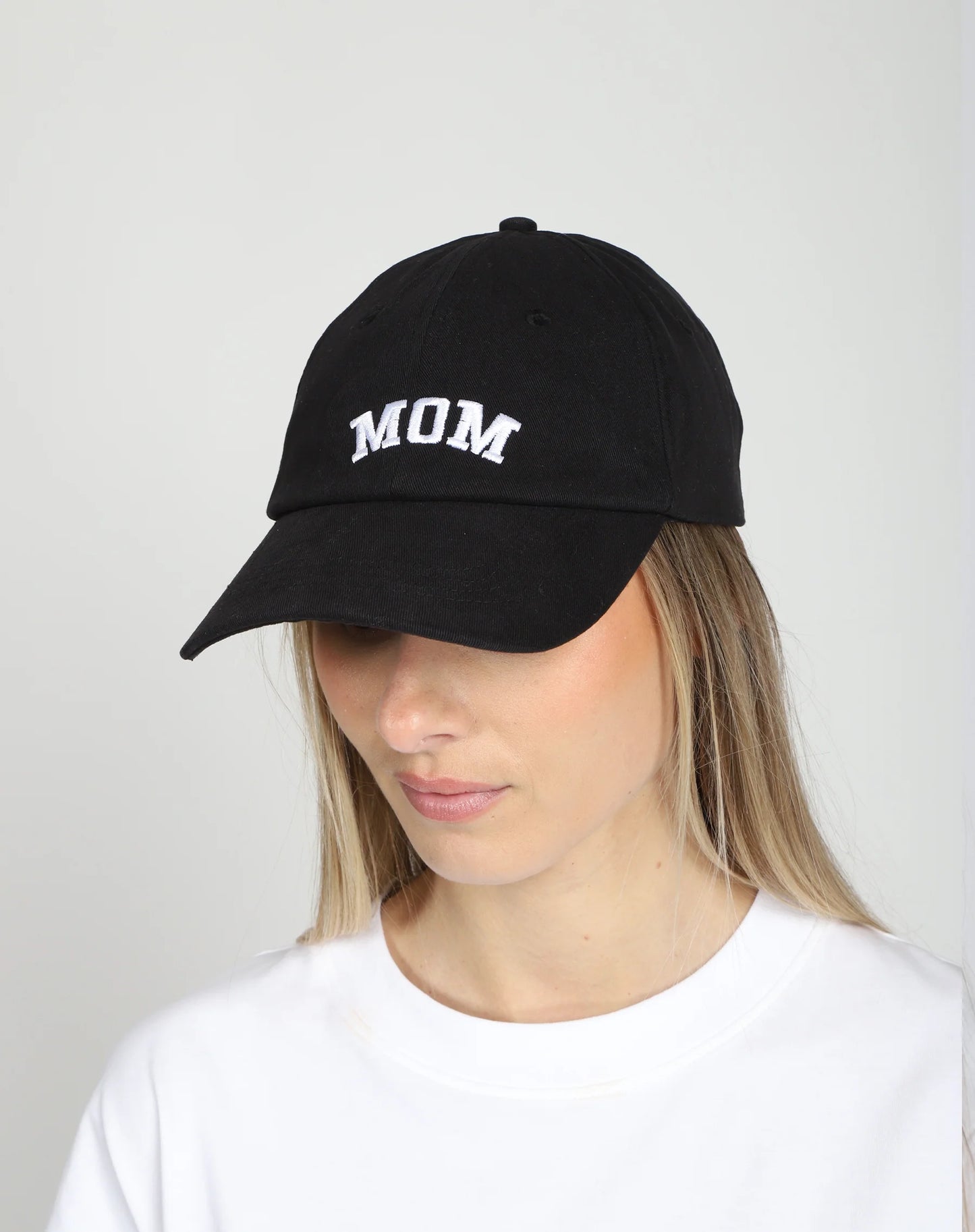 Brunette the Label The "MOM" Baseball Cap | Black