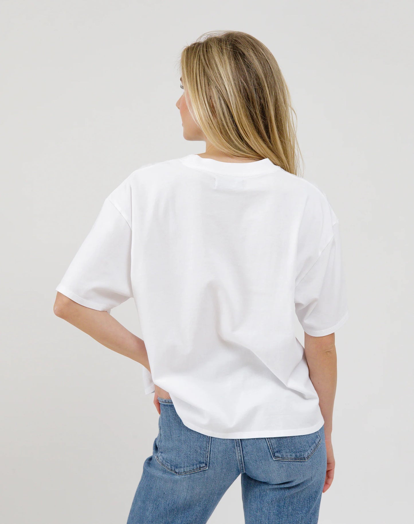 Brunette the Label Boxy Tee | White
