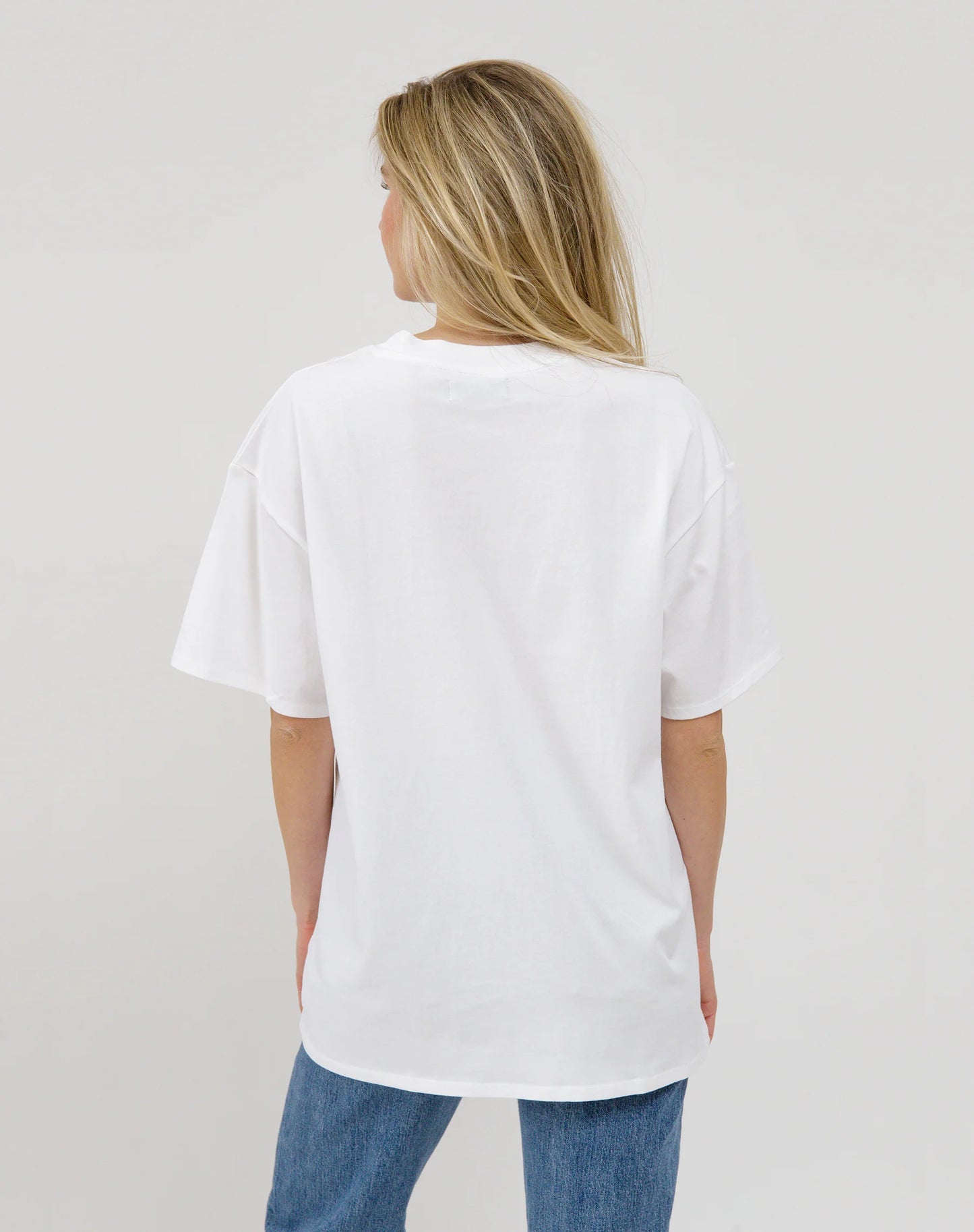 Brunette the Label Oversized Boxy Tee | White