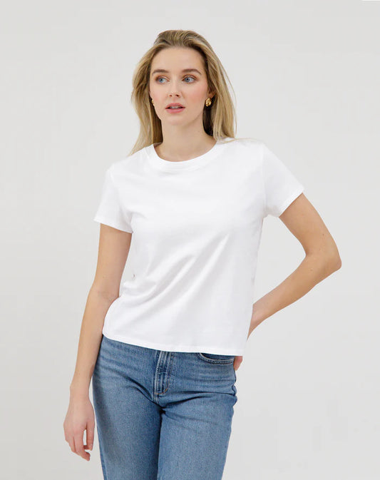 Brunette the Label White Paris Tee