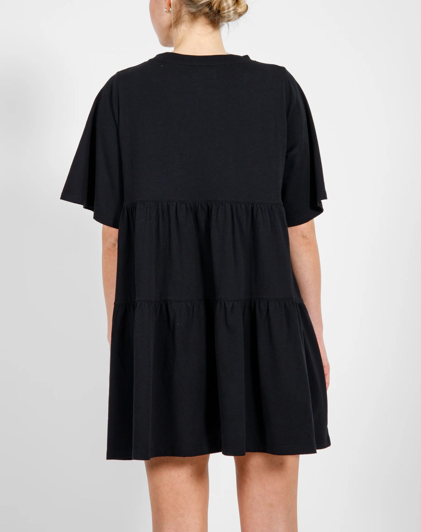 Brunette the Label Three Tiered T-Shirt Dress