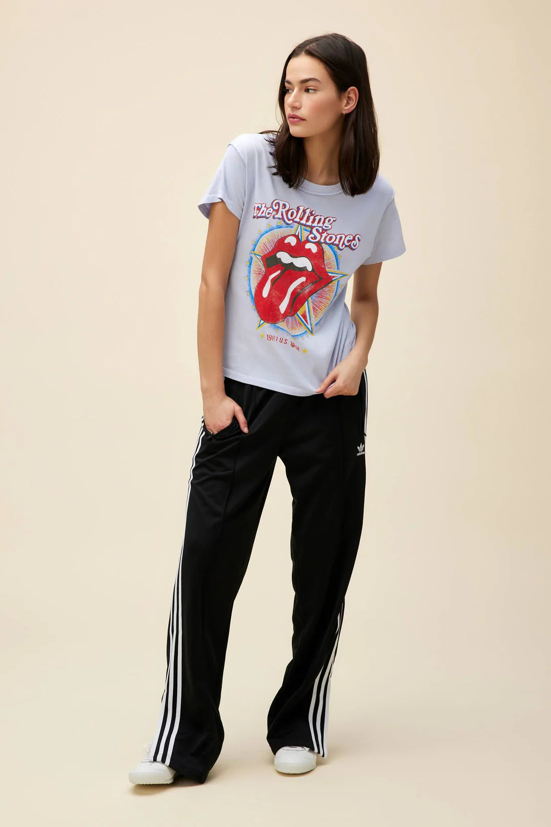 DAYDREAMER Rolling Stones 1981 US Tour Reverse GF Tee