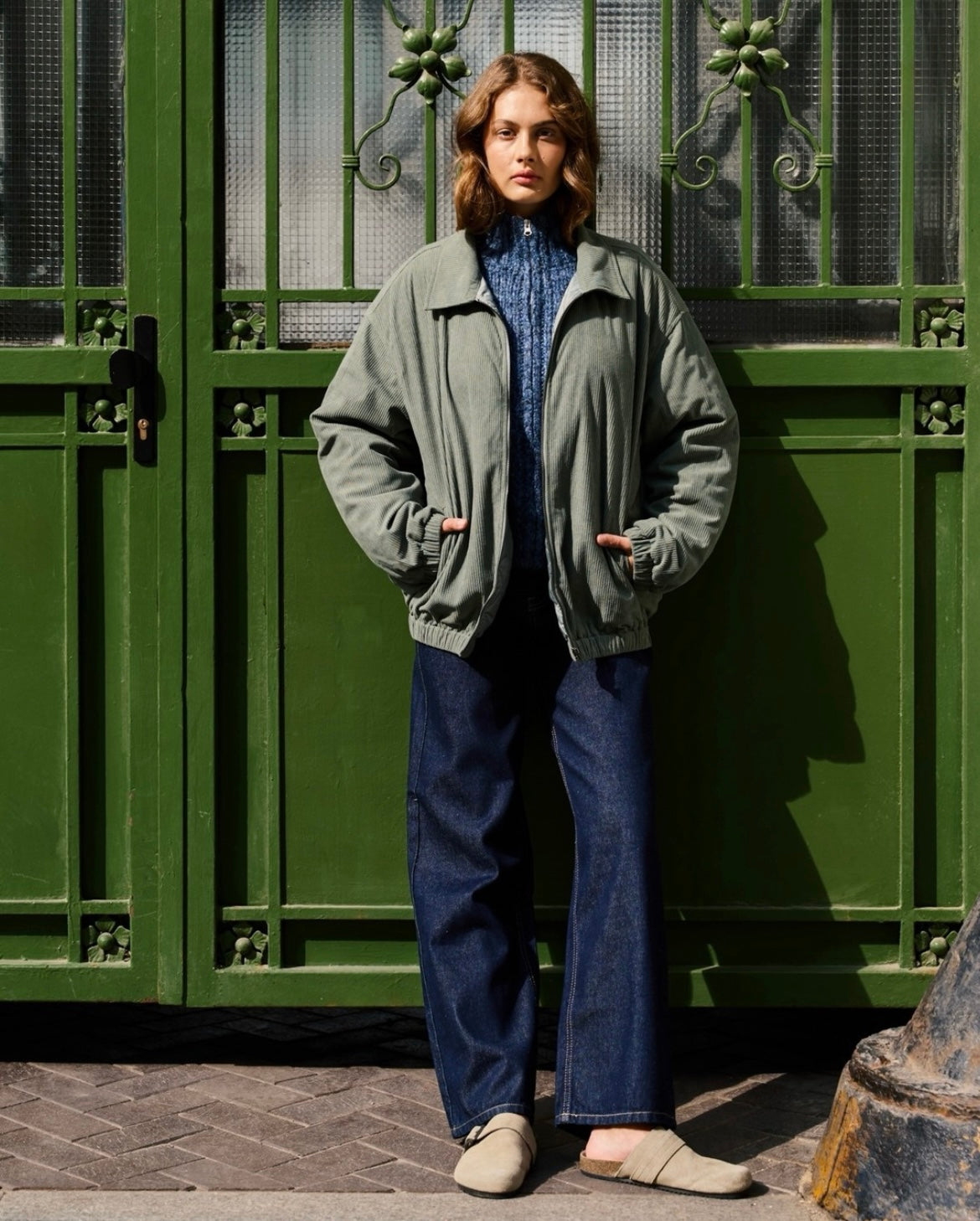 24COLOURS Green Jacket 90504B