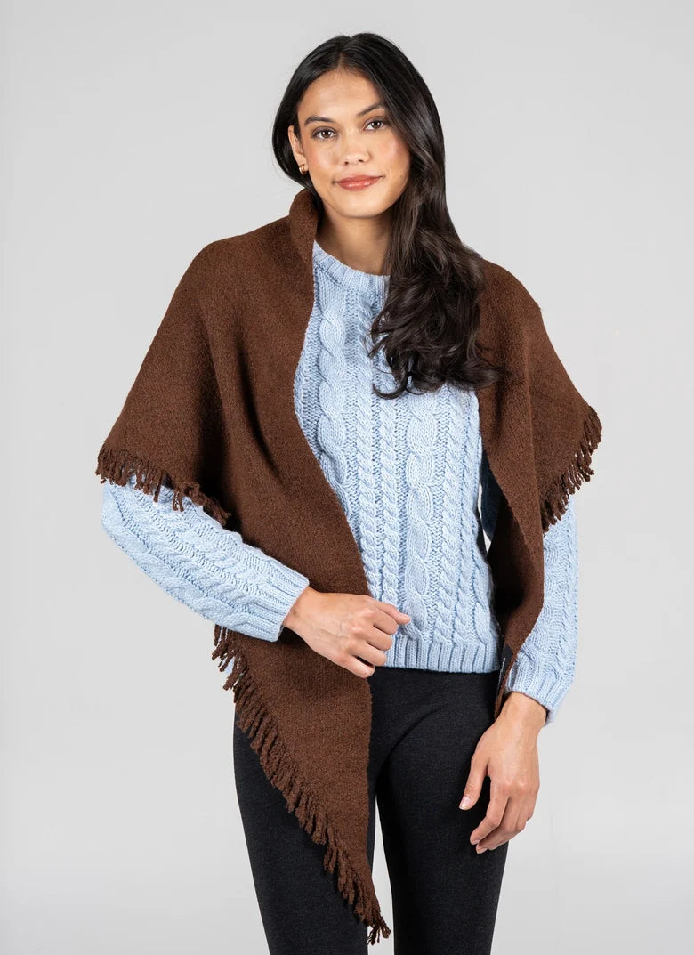 C'est Moi Triangle Wool Blend Scarf