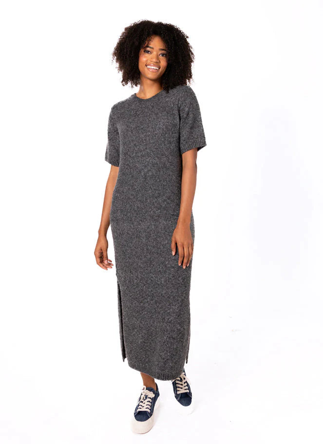 C'est Moi Knit Crew Neck Dress