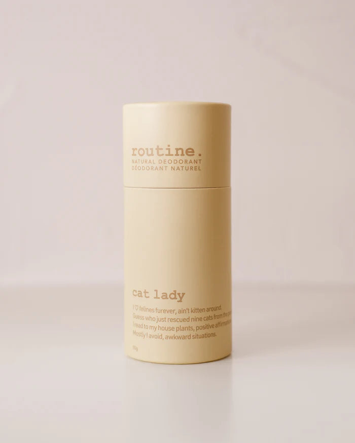 Routine Deodorant Stick- Cat Lady