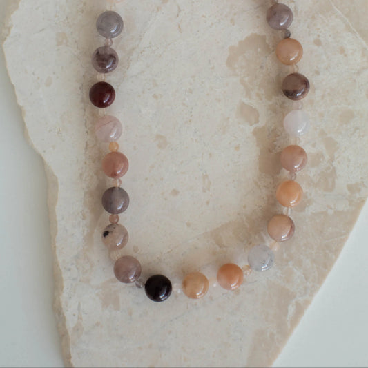 Lavender & Grace Dune Beaded Necklace