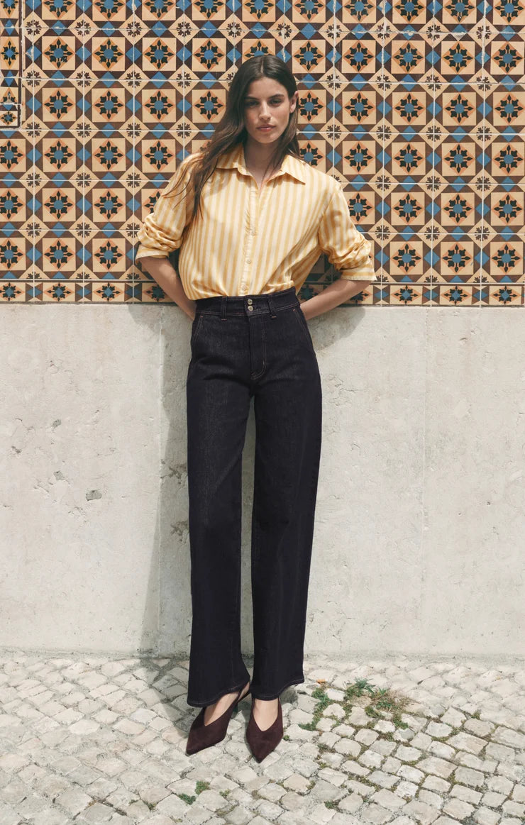 Z Supply The Atelier High-Rise Trouser Denim
