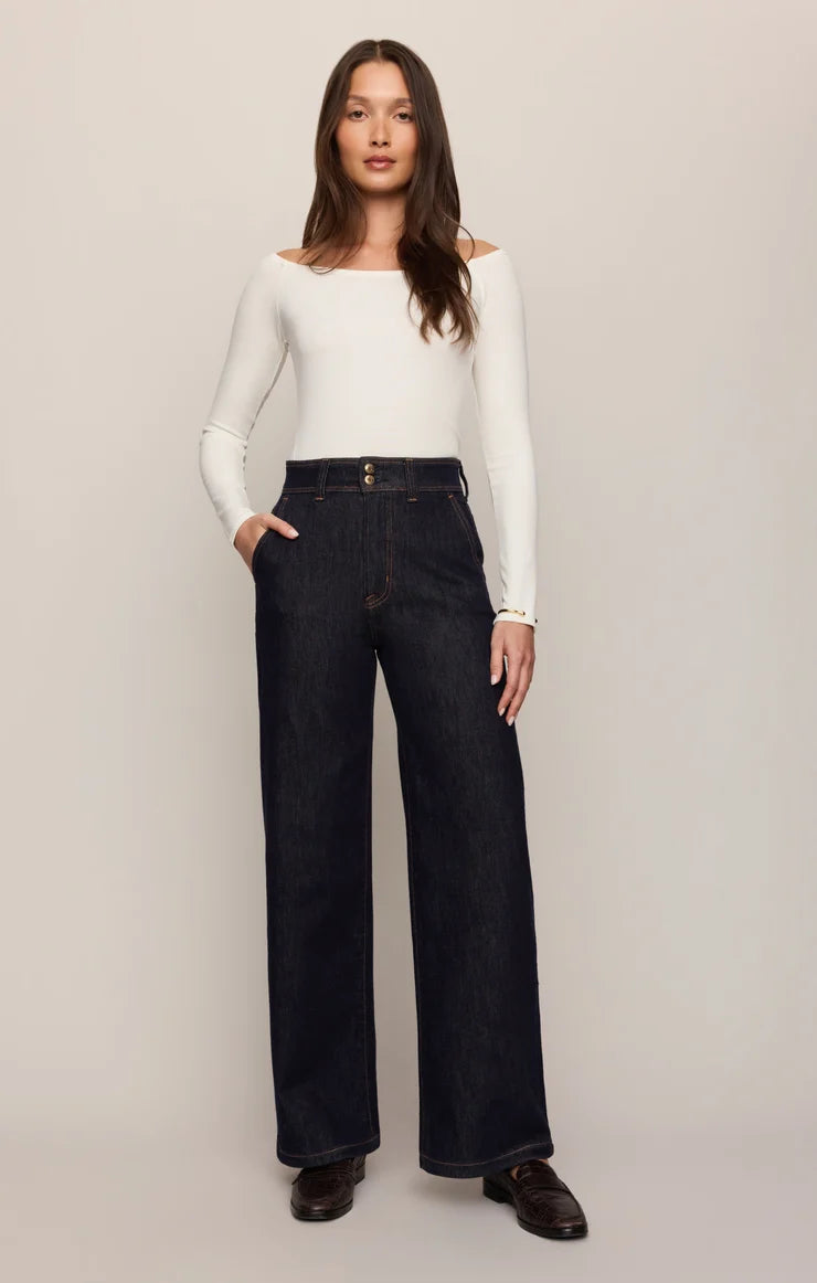 Z Supply The Atelier High-Rise Trouser Denim