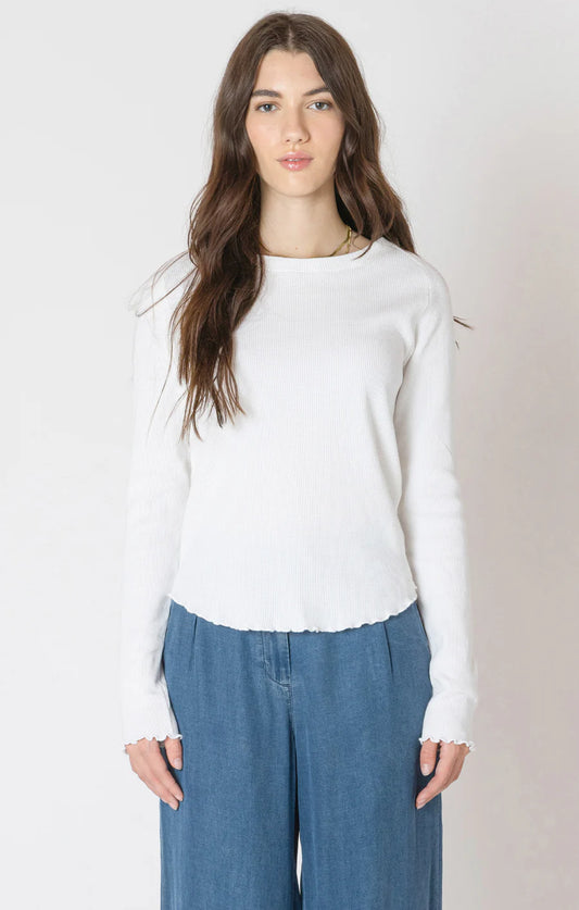 Dex White Thermal Tee