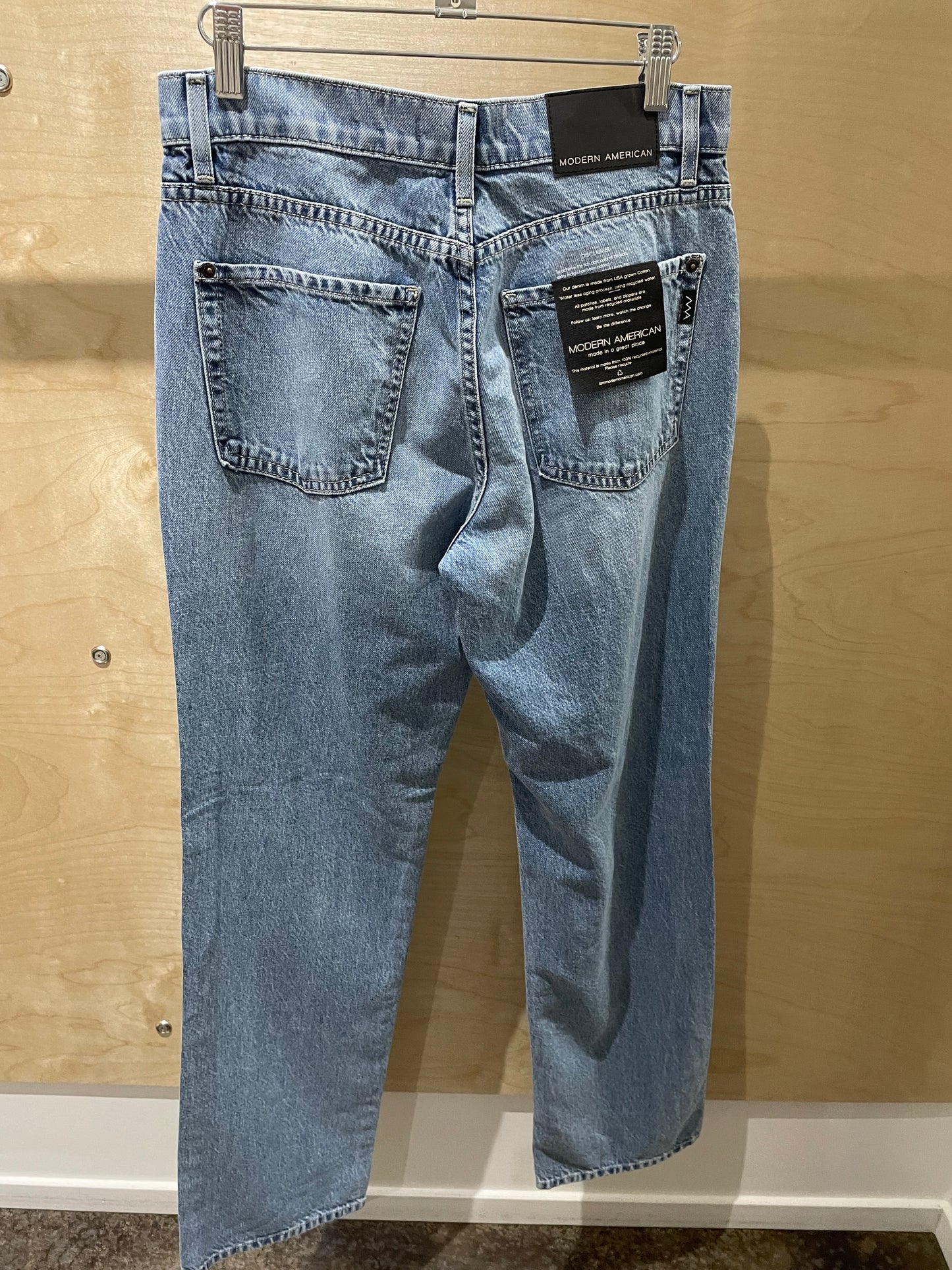 Modern American Willow High-Rise Straight-Leg Jeans | Smokey Blue