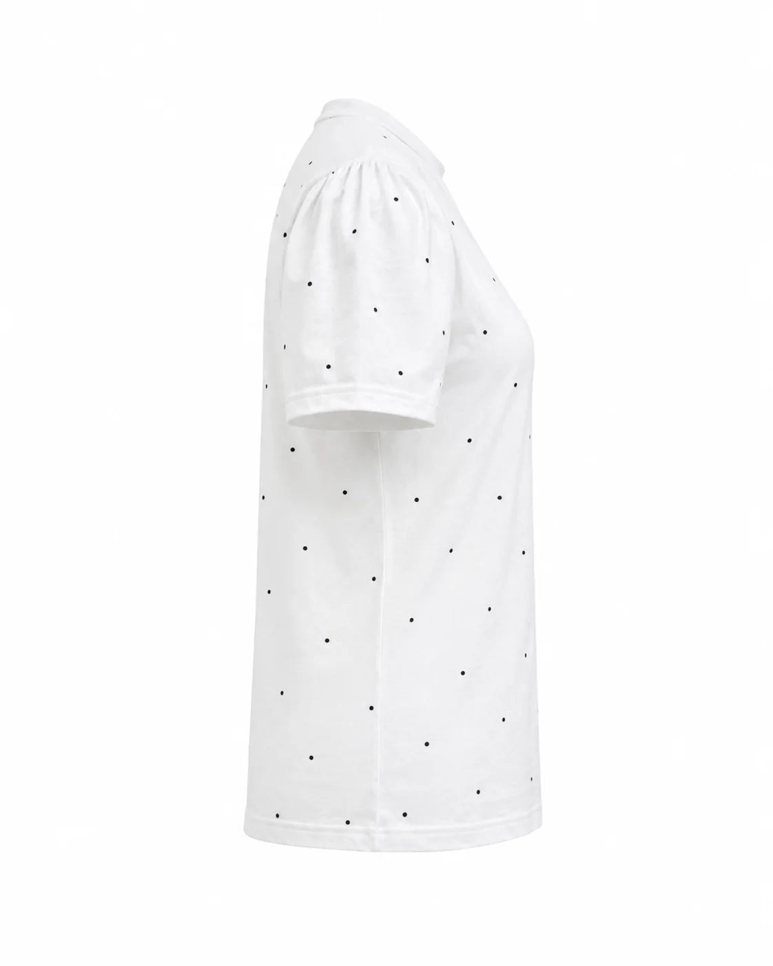 PRIV Harper White Polka Dot Tee