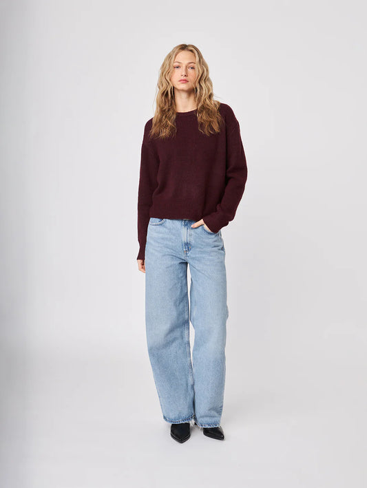 John + Jenn Merlot Wilfred Sweater