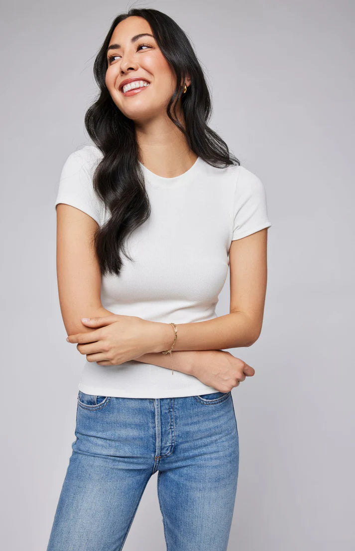 Gentle Fawn White Madison Tee